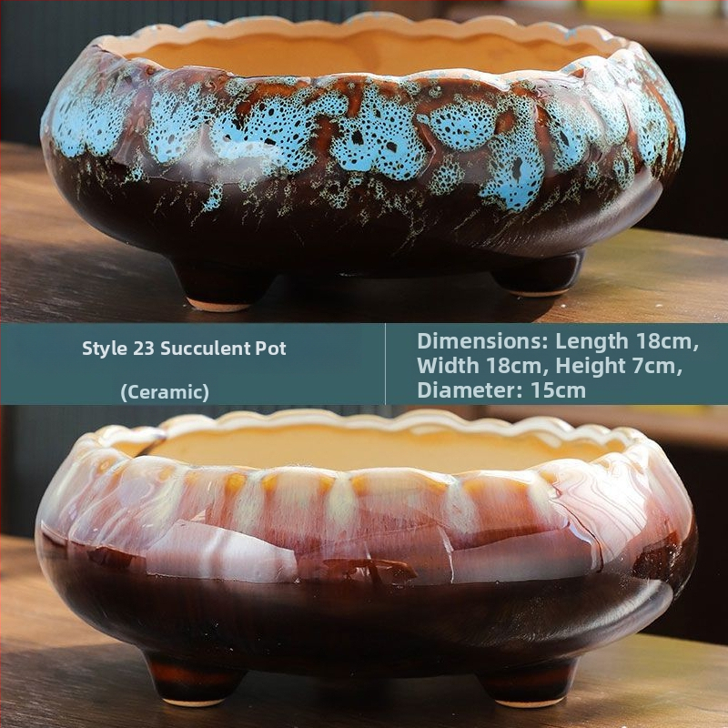 Keramički ručno izrađeni lonac za sukulente – Really Good, domaći proizvod