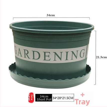 Plastična cvjetna posuda za podnu upotrebu, pastoralnog stila, za kućno vrtlarenje