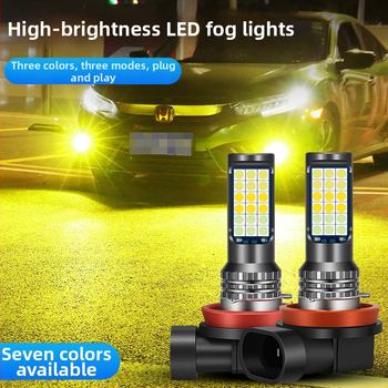 Priekinė miglų žibintas automobiliui H11/H8/9005/9006, LED 3030, 20W, 12-24V