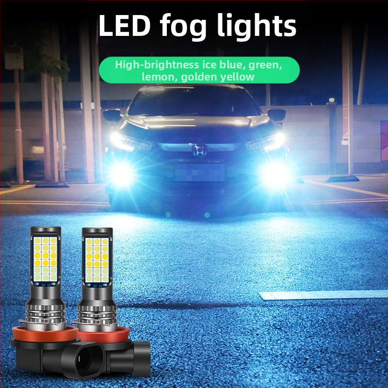 Предна LED мъгла лампа за автомобил H11/H8/9005/9006, 3030 LED, 20W, 12-24V