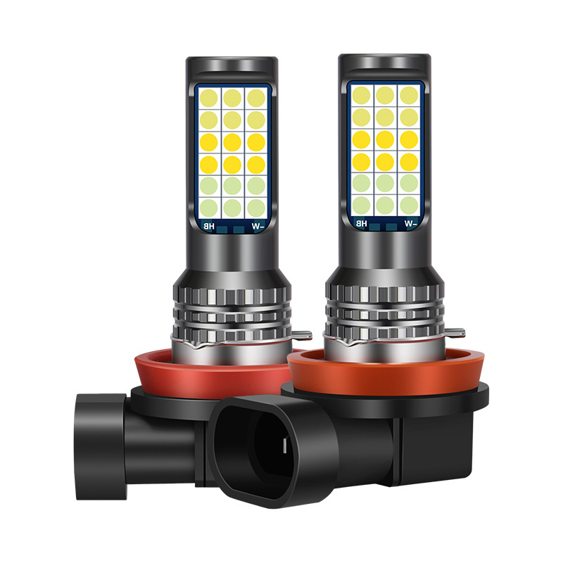 Priekinė miglų žibintas automobiliui H11/H8/9005/9006, LED 3030, 20W, 12-24V