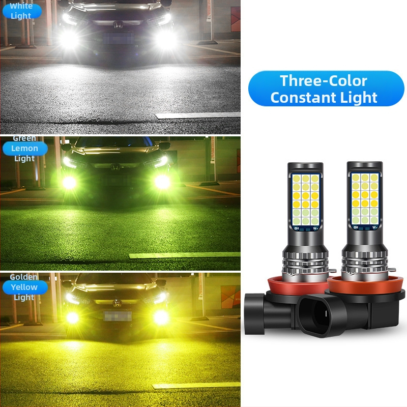 Priekinė miglų žibintas automobiliui H11/H8/9005/9006, LED 3030, 20W, 12-24V
