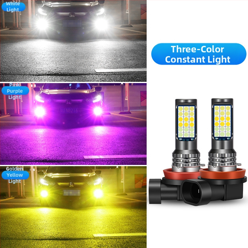 Priekinė miglų žibintas automobiliui H11/H8/9005/9006, LED 3030, 20W, 12-24V