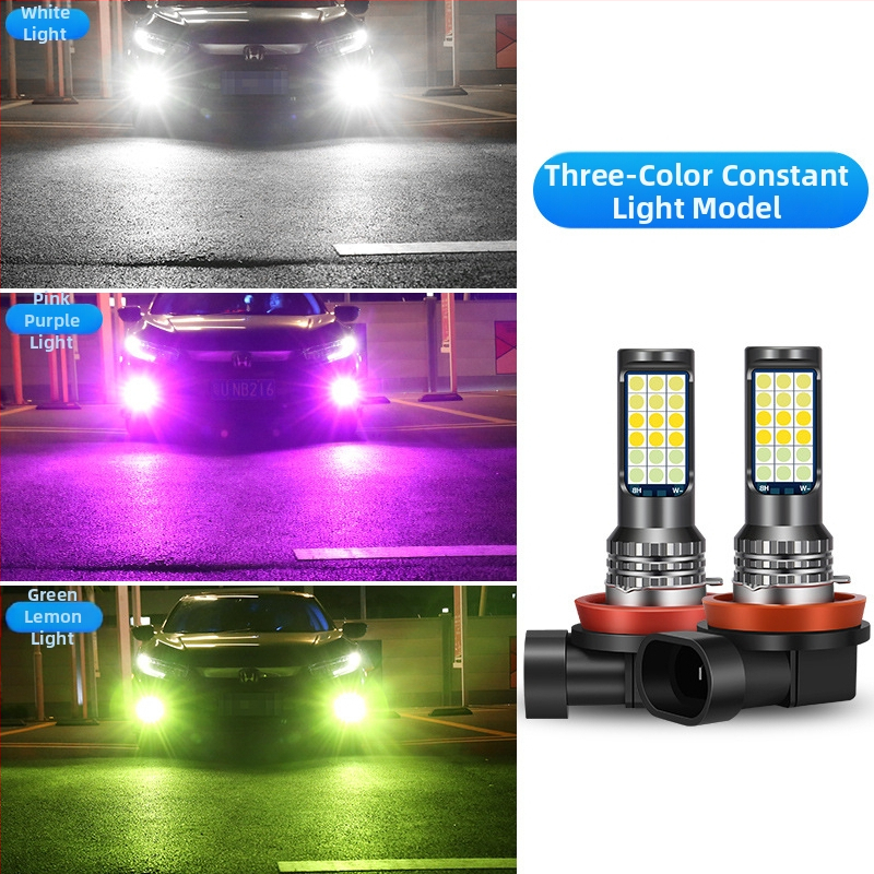 Priekinė miglų žibintas automobiliui H11/H8/9005/9006, LED 3030, 20W, 12-24V