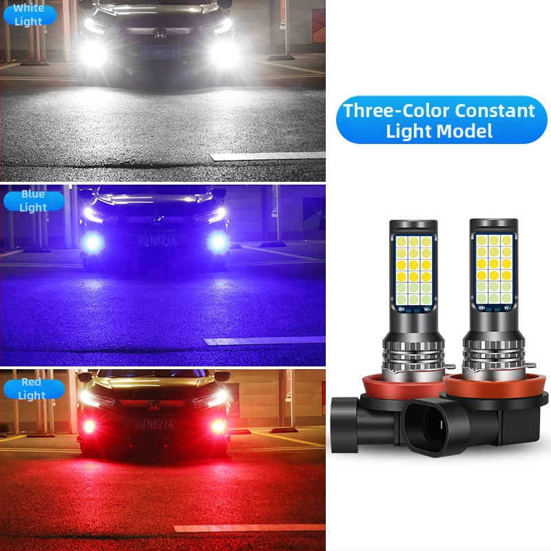 Priekinė miglų žibintas automobiliui H11/H8/9005/9006, LED 3030, 20W, 12-24V