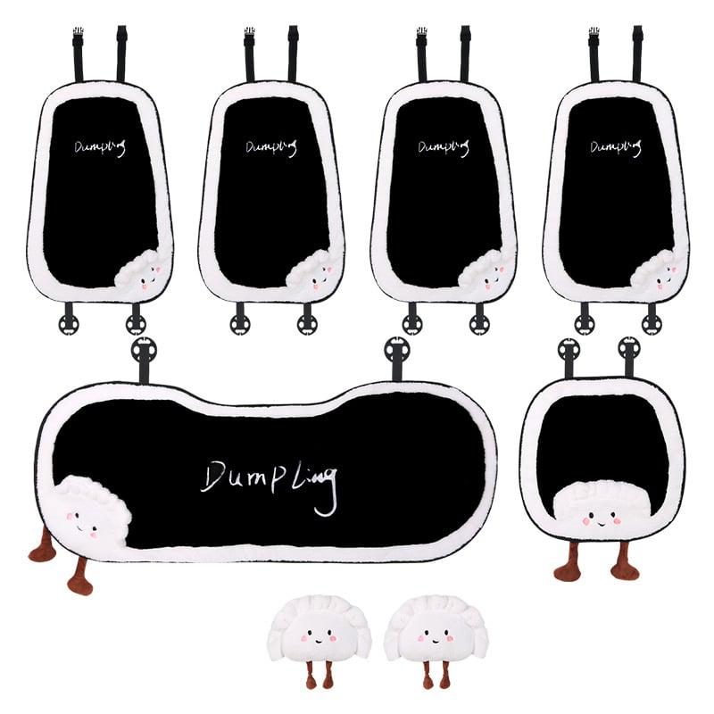 Integruota automobilio juosmens pagalvė, pūkuotas audinys, žiemai, žaismingas stilius, universali suderinamumas