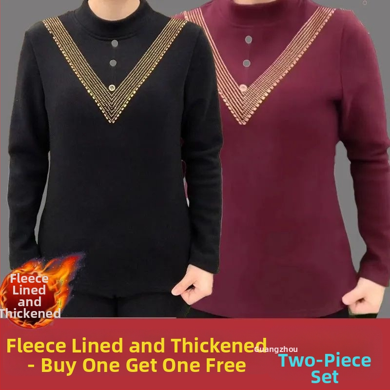 Дамска базова тениска с полувисока яка, триацетатна тъкан, ретро-литературен стил, дължина 50–65 см