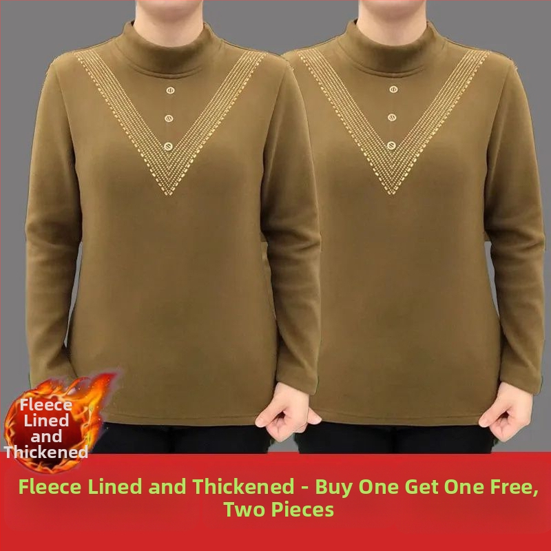 Sievietes pamata T-krekls ar pusaugstā apkakle, triacetāta audums, retro-literārs stils, garums 50–65 cm