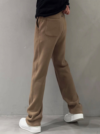 Vyrų kasdienės kelnės, tiesus kirpimas, medvilnė, vidurio juosta, ruduo