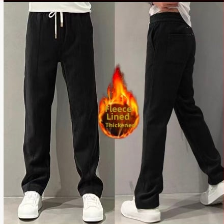 Vyrų kasdienės kelnės, tiesus kirpimas, medvilnė, vidurio juosta, ruduo