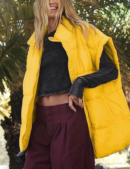 Veste pentru femei cu guler înalt, fermoar, buzunare, material exterior poliester, umplutură imitatie mătase-bumbac, lungime medie, stil urban comod