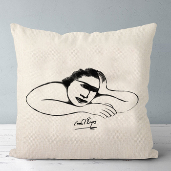 Speed of Light párnahuzat – pamut és len keverék, absztrakt művészet, alakvonal, új kínai stílus