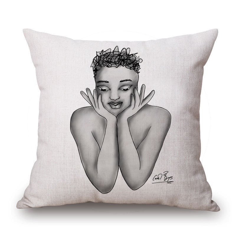 Speed of Light párnahuzat – pamut és len keverék, absztrakt művészet, alakvonal, új kínai stílus