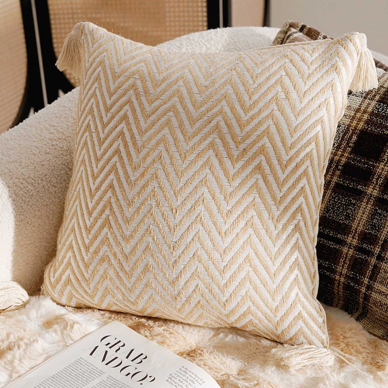 Párnahuzat vászonból, hímzett szövet, PP pamut töltet, kínai stílus