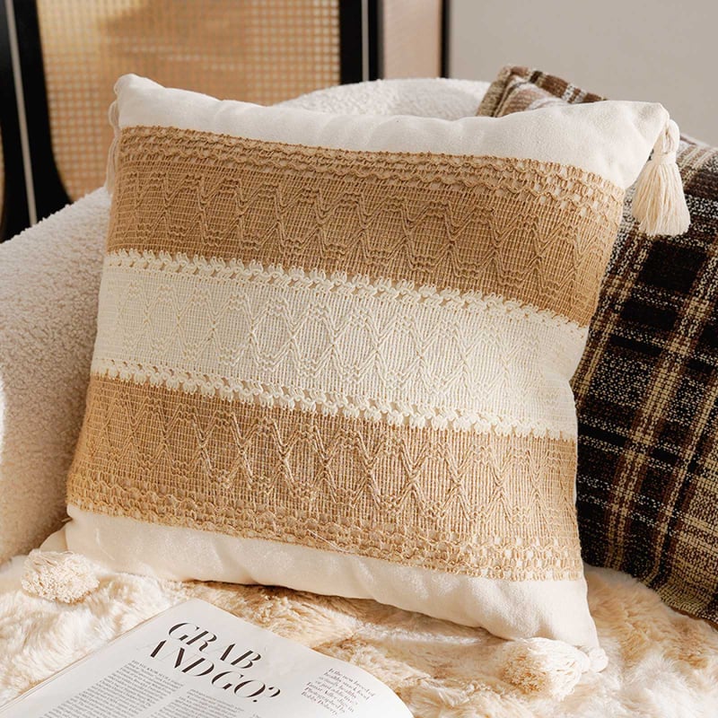 Párnahuzat vászonból, hímzett szövet, PP pamut töltet, kínai stílus