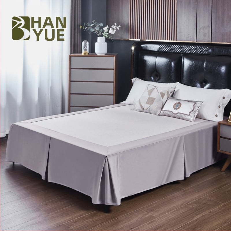 Bed skirt - csiszolt szövet, reaktív festés, kémiai rost, testreszabható feldolgozás