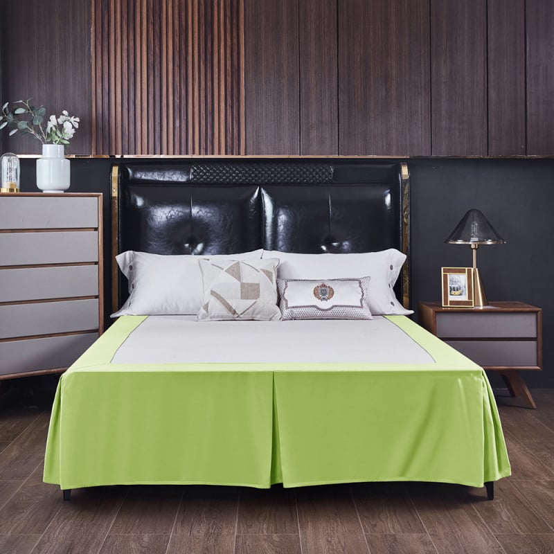 Bed skirt - csiszolt szövet, reaktív festés, kémiai rost, testreszabható feldolgozás