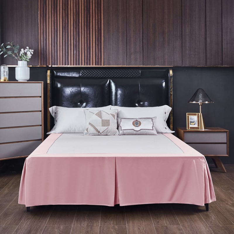 Bed skirt - csiszolt szövet, reaktív festés, kémiai rost, testreszabható feldolgozás