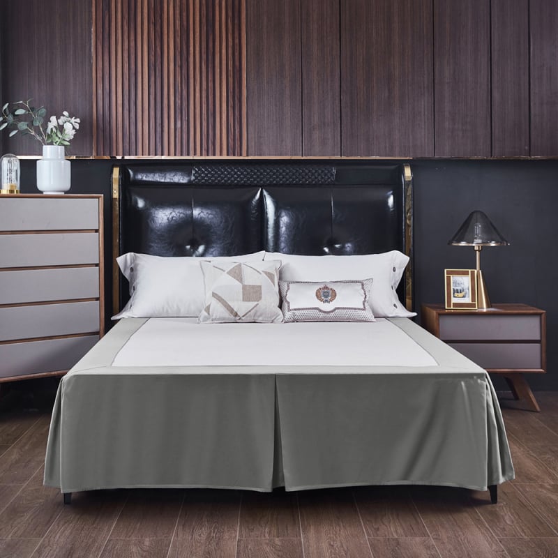 Bed skirt - csiszolt szövet, reaktív festés, kémiai rost, testreszabható feldolgozás