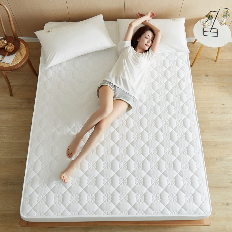 Protecție pentru saltea cu strat căptușit, 100% bumbac, quilted, țesătură Twill, vopsire reactivă, stil modern