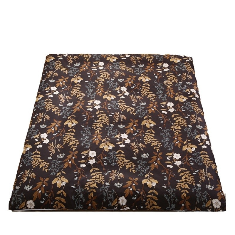 Qianjia ágytakaró, kémiai rost, reaktív nyomtatás és festés, geometriai minta, absztrakt kép, növényi motívumok