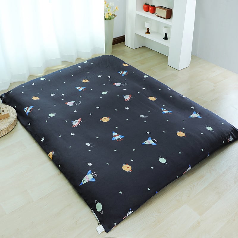 Qianjia ágytakaró, kémiai rost, reaktív nyomtatás és festés, geometriai minta, absztrakt kép, növényi motívumok