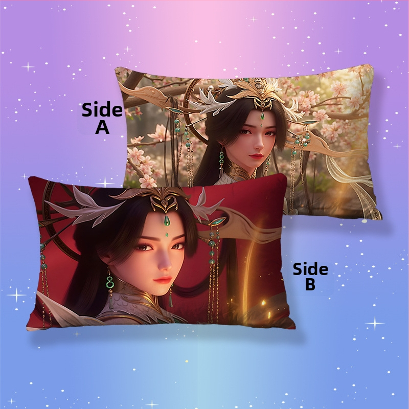 Персонализирана калъфка за възглавница от полиестер, бръснато тъкане, дигитален печат, 60 нишки