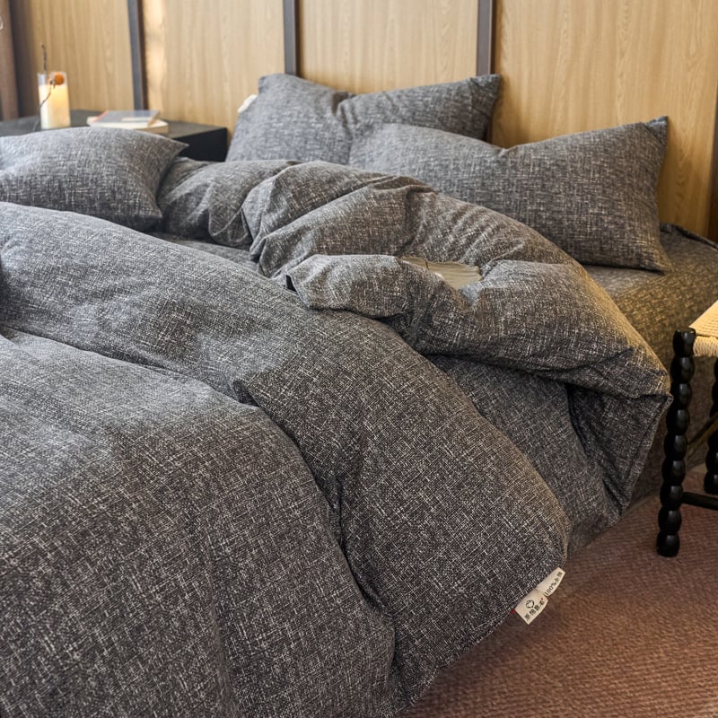 Paplanhuzat 100% pamutból, bolyhosított szövés, növény- és virágmintás nyomtatás, reaktív nyomtatás és festés, szövet sűrűsége 133×72