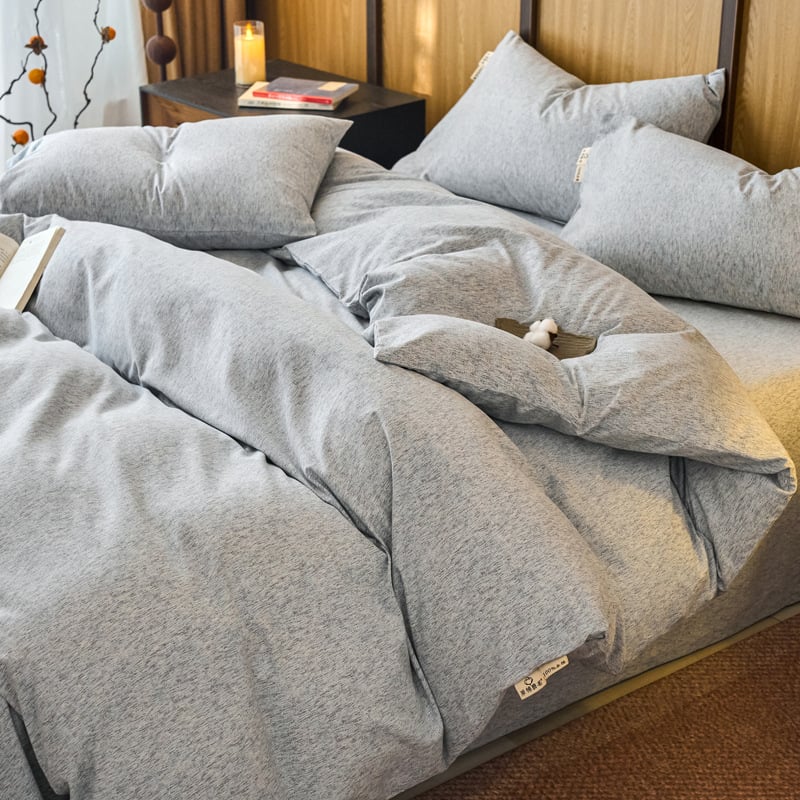 Paplanhuzat 100% pamutból, bolyhosított szövés, növény- és virágmintás nyomtatás, reaktív nyomtatás és festés, szövet sűrűsége 133×72