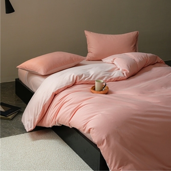 Pamut négy darabos ágyneműkészlet, bolyhozott szövés, reaktív festés, 500-800 g tömeg, modern minimál stílus