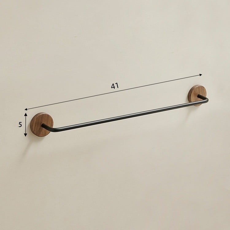 Ormar za papuče u kupaonici od orahova drveta, bez bušenja, zidni držač, jednoslojni spremnik