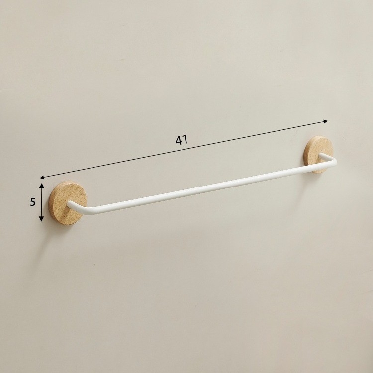 Ormar za papuče u kupaonici od orahova drveta, bez bušenja, zidni držač, jednoslojni spremnik