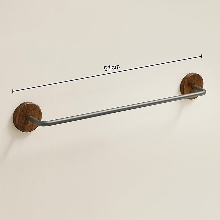 Ormar za papuče u kupaonici od orahova drveta, bez bušenja, zidni držač, jednoslojni spremnik