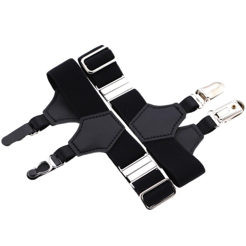 Klipovi za čarape s prstenom na list — unisex, geometrijski dizajn, elastična traka