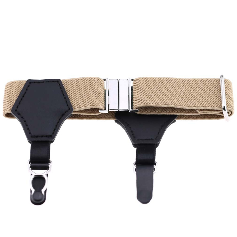 Klipovi za čarape s prstenom na list — unisex, geometrijski dizajn, elastična traka