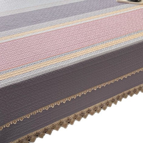 Pamukova tatami pokrivač za krevet – geometrijski uzorak, reaktivno ispisivanje, sve sezone, protuklizno, 60s pamuk