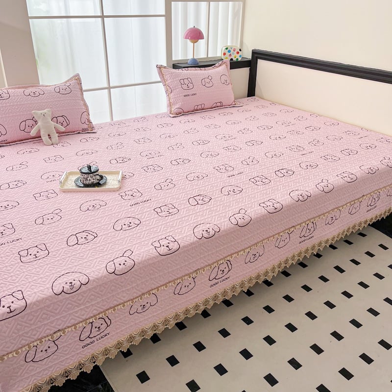 Pamukova tatami pokrivač za krevet – geometrijski uzorak, reaktivno ispisivanje, sve sezone, protuklizno, 60s pamuk