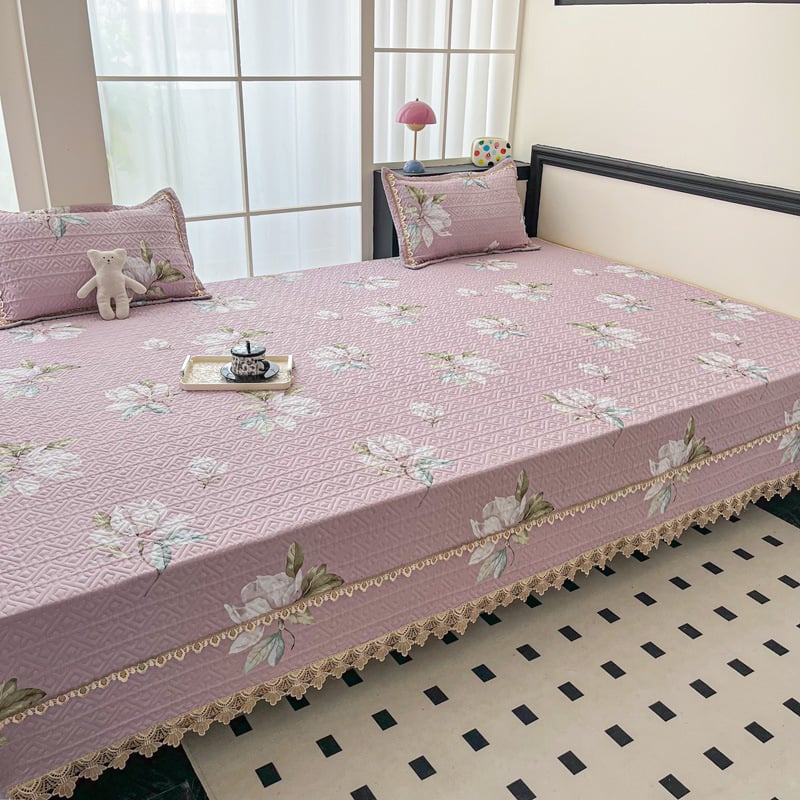 Pamukova tatami pokrivač za krevet – geometrijski uzorak, reaktivno ispisivanje, sve sezone, protuklizno, 60s pamuk