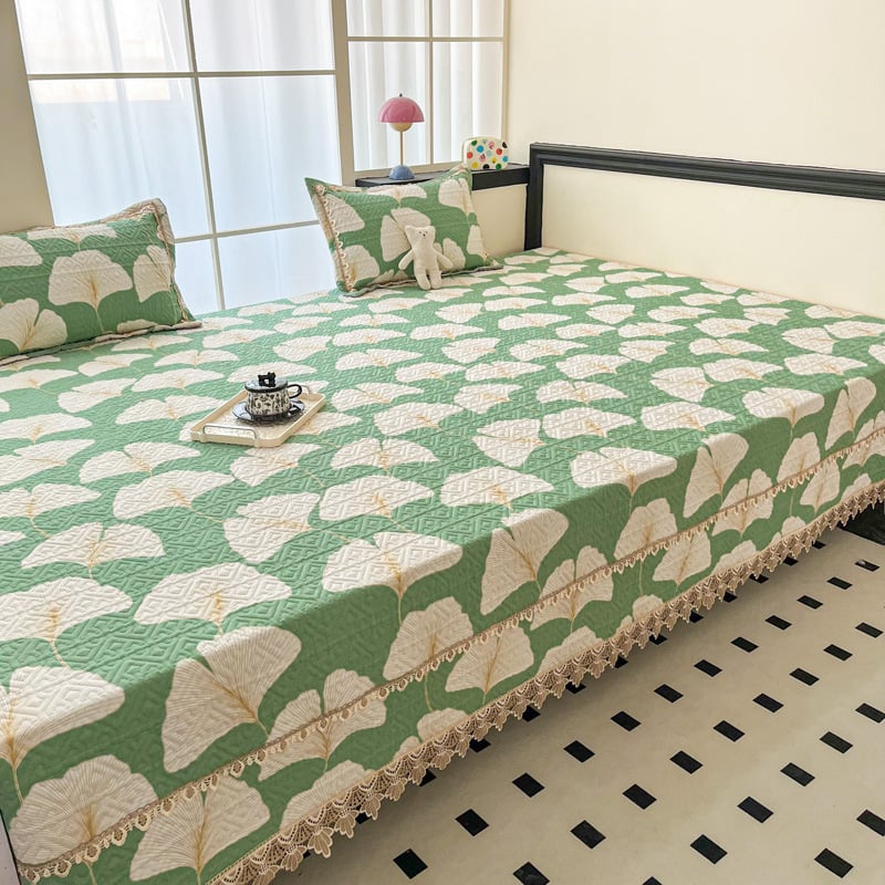 Pamukova tatami pokrivač za krevet – geometrijski uzorak, reaktivno ispisivanje, sve sezone, protuklizno, 60s pamuk