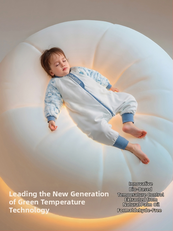 Spavaći vrećica za bebe i djecu – Lanugo skin tkanina; podstava 95% pamuk; punilo 70% poliester / 30% viskoz; odvojive rukave