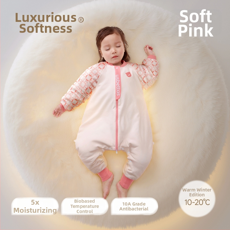 Spavaći vrećica za bebe i djecu – Lanugo skin tkanina; podstava 95% pamuk; punilo 70% poliester / 30% viskoz; odvojive rukave