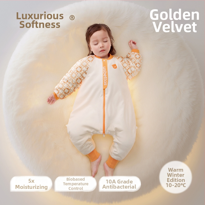 Spavaći vrećica za bebe i djecu – Lanugo skin tkanina; podstava 95% pamuk; punilo 70% poliester / 30% viskoz; odvojive rukave