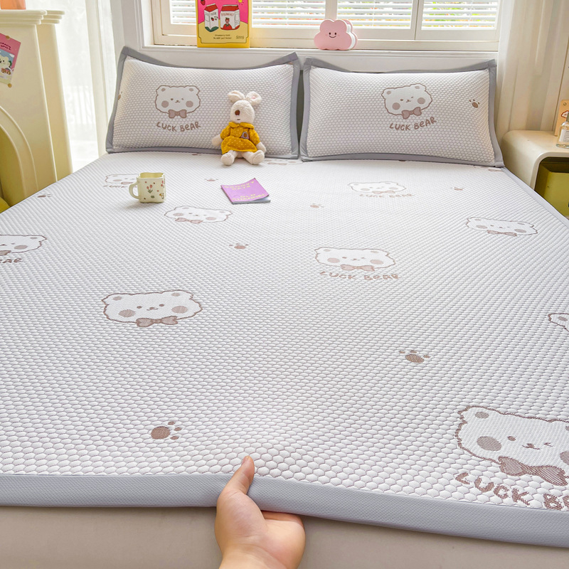 Set prostirki od viskoze s ledenim svilenim vlaknom, sklopni dizajn, ručno izšivena tkanina, lagani luksuz