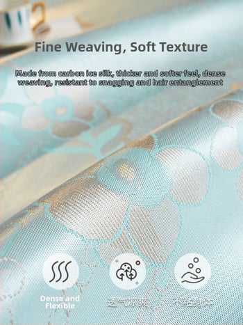 Ice Silk hlađenjeći madrac set, tri dijela, bambus + Ice Silk, sklopiv, periv, ljeto