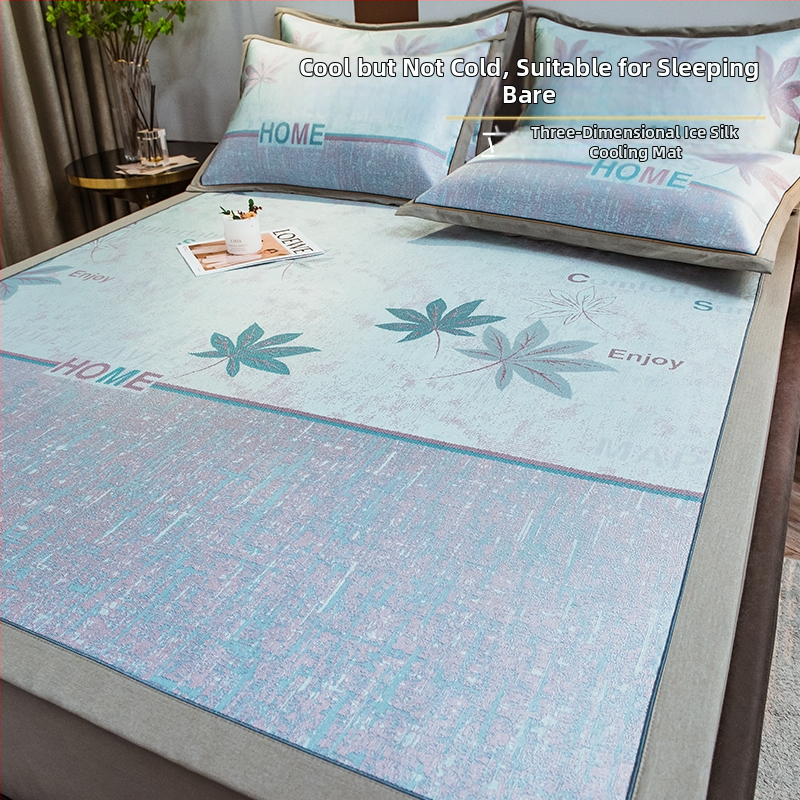 Ice Silk hlađenjeći madrac set, tri dijela, bambus + Ice Silk, sklopiv, periv, ljeto