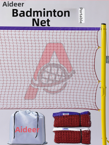 Aidil φορητό δίχτυ μπάντμιντον για ερασιτεχνική προπόνηση και υπαίθριο παιχνίδι, με πόστα και δίχτυ
