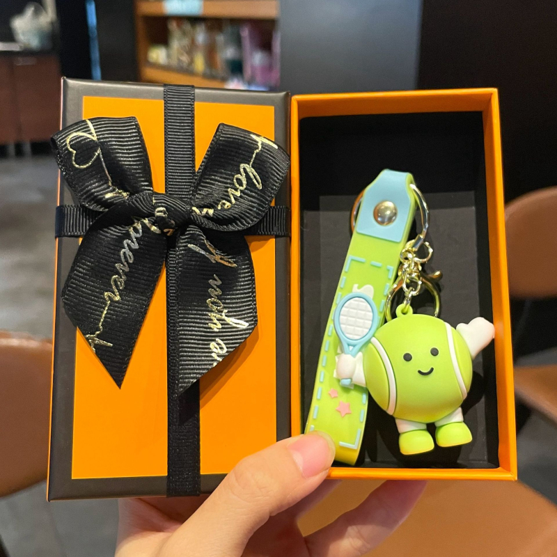 Korvpalli võtmehoidja, silikoon PVC materjal, karikatuuri stiil, eraldi pakendatud