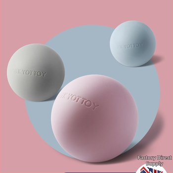 Fasijas bumba plantar masāžai, muskuļu atslābināšanai, lāpstiņu un kakla masāžai — līdzeklis fitnesam un jogai