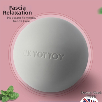 Fasijas bumba plantar masāžai, muskuļu atslābināšanai, lāpstiņu un kakla masāžai — līdzeklis fitnesam un jogai