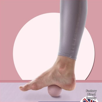 Fasijas bumba plantar masāžai, muskuļu atslābināšanai, lāpstiņu un kakla masāžai — līdzeklis fitnesam un jogai